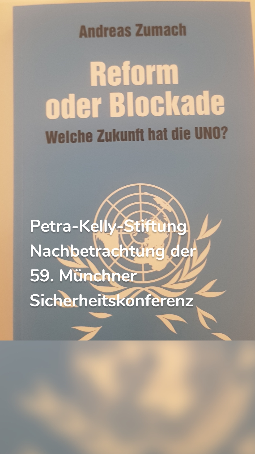 Petra-Kelly-Stiftung 
Nachbetrachtung der 59. Münchner Sicherheitskonferenz